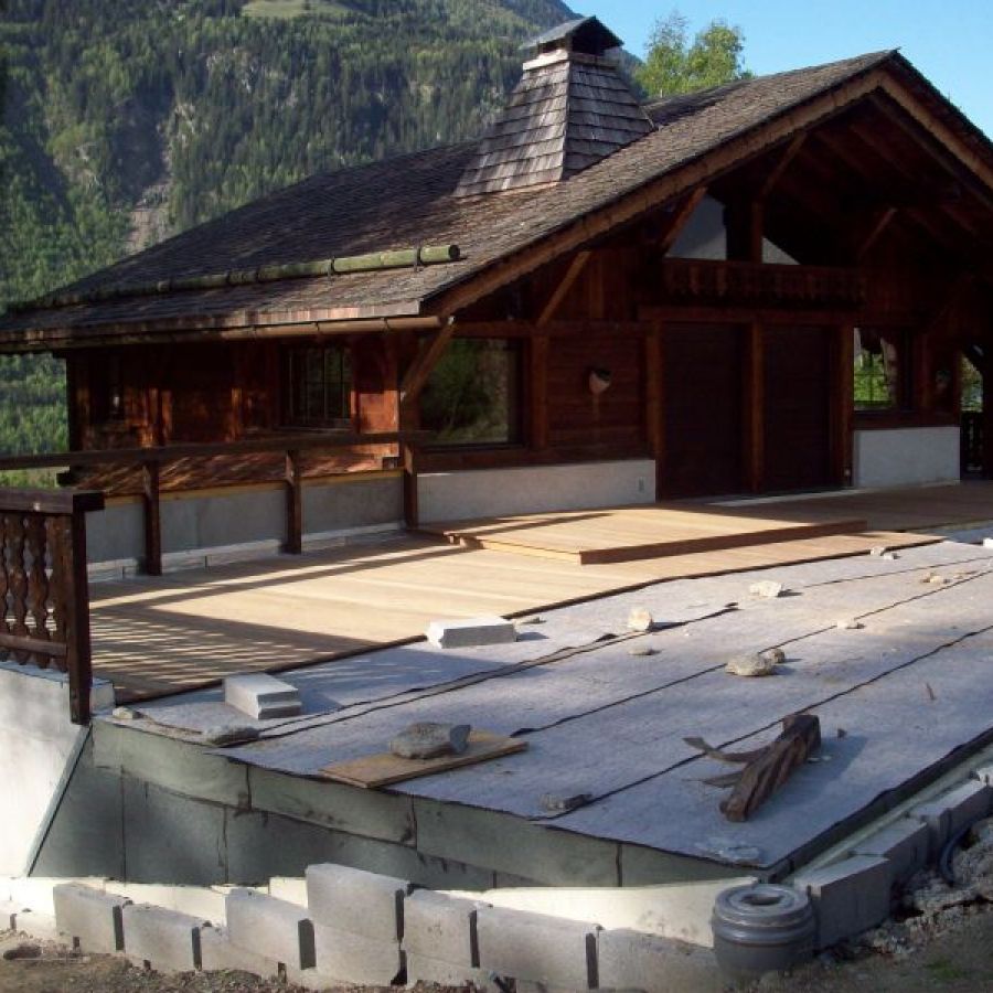 Création d'une terrasse en IPE